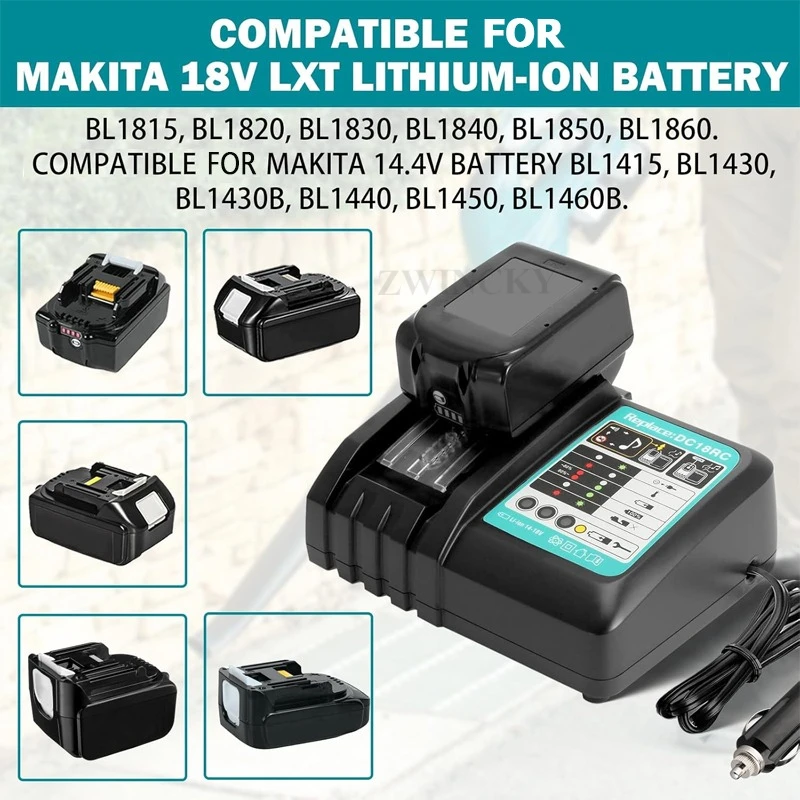 DC18RC Li-ion Battery 3A Car C - Makita Drill Hp1640 recension och pris