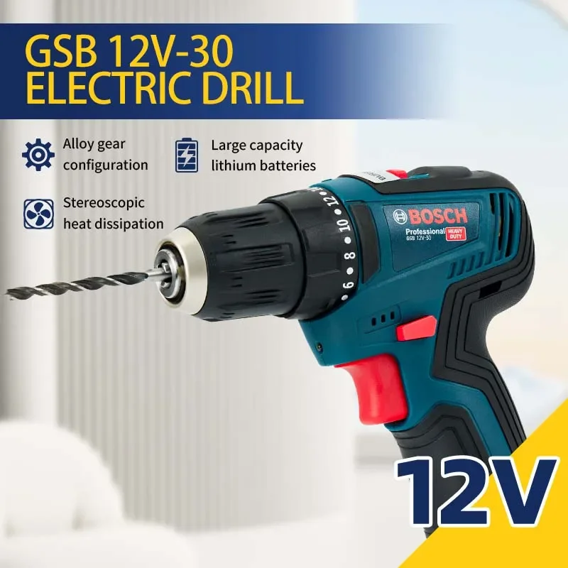 Bosch-GSB 12V-30 Professional  - Power Drill Cordless recension och pris