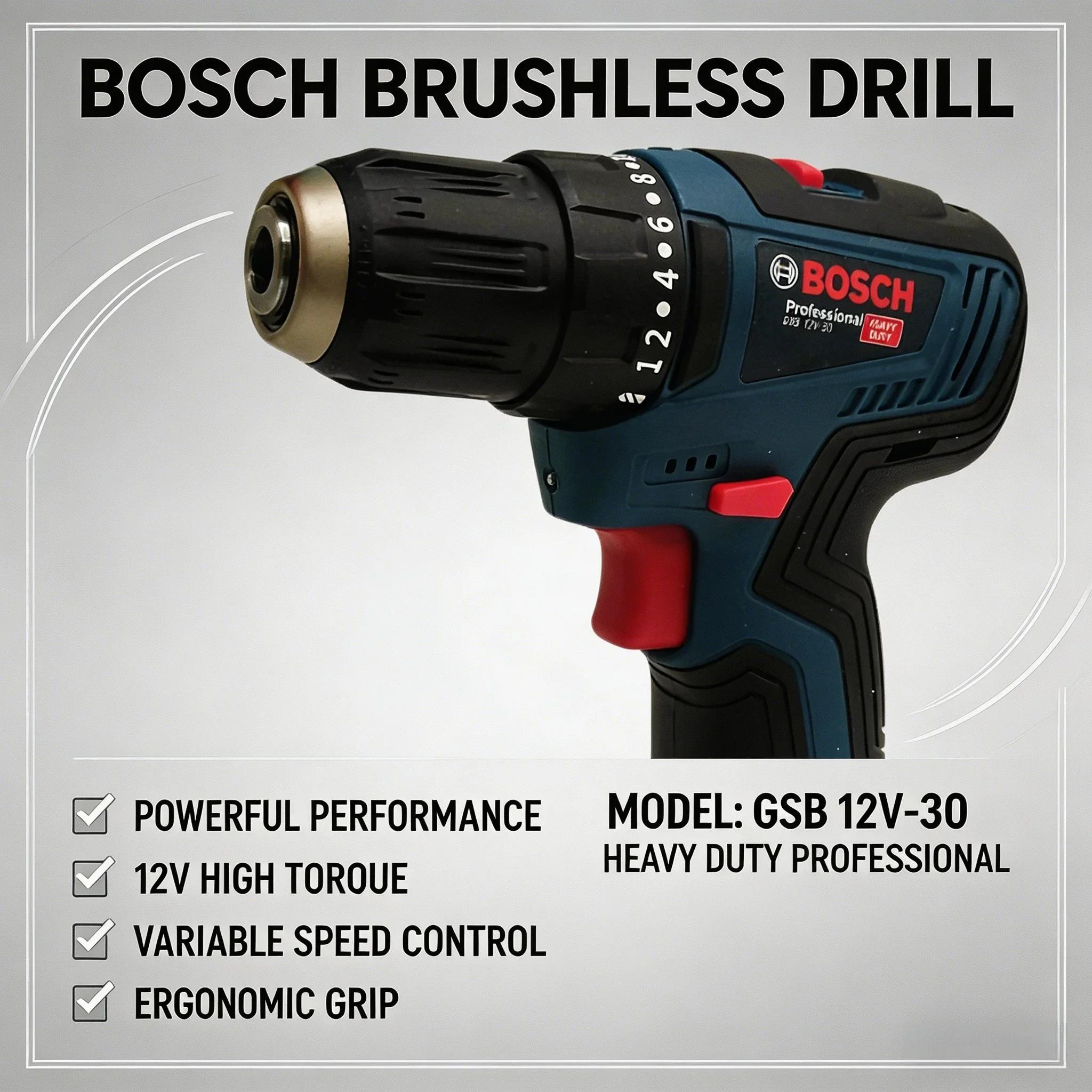 Bosch-GSB 12V-30 Professional  - Power Drill Cordless recension och pris